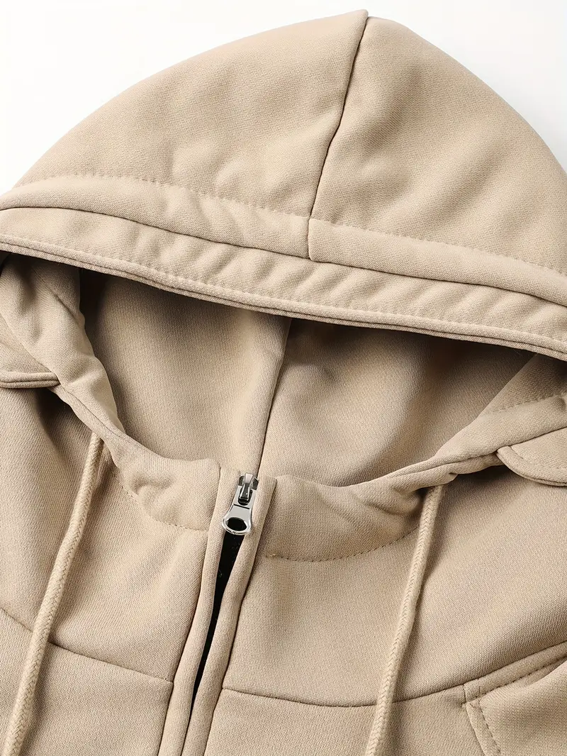 Gladbach Loyalisten Hoodie Reißverschluss Taktischer, Exklusive Logo-Hoodie Für Fußballfans SPO161 - Khaki – Bild 2