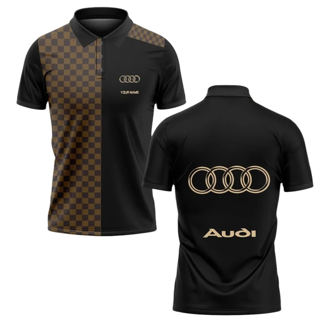 Performance-Limousine Poloshirt 3D-Druck, Urbanes Relaxed-Fit-Polo CAR176