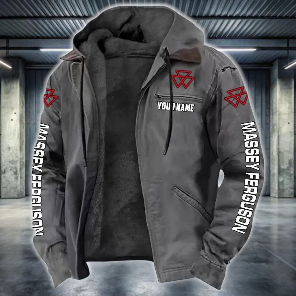 Rural Workhorse Hooded And Flannel Hoodie, Street-Ready Rider Hoodie CAR519 - Gray