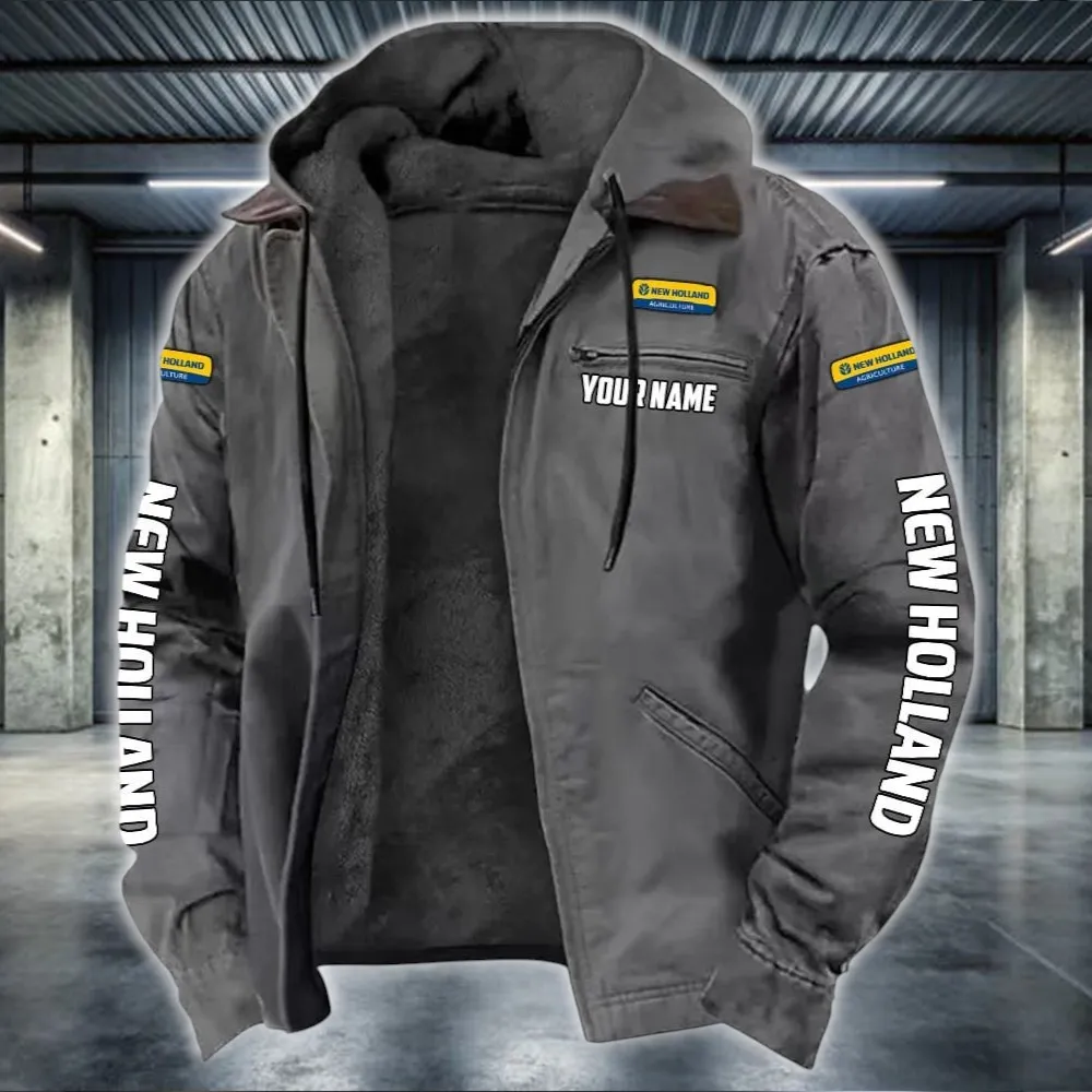 Plowing Tractor Hooded And Flannel Hoodie, Garage Life Hooded Flannel CAR519 - Gray