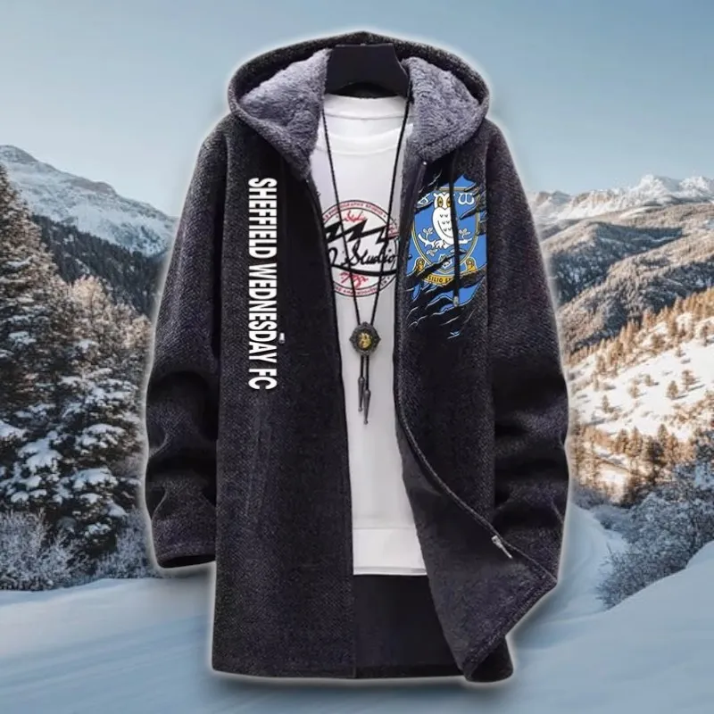 English Owl Pride Fleece Windbreaker Jacket, Active Sports Fleece EPL127 - Black