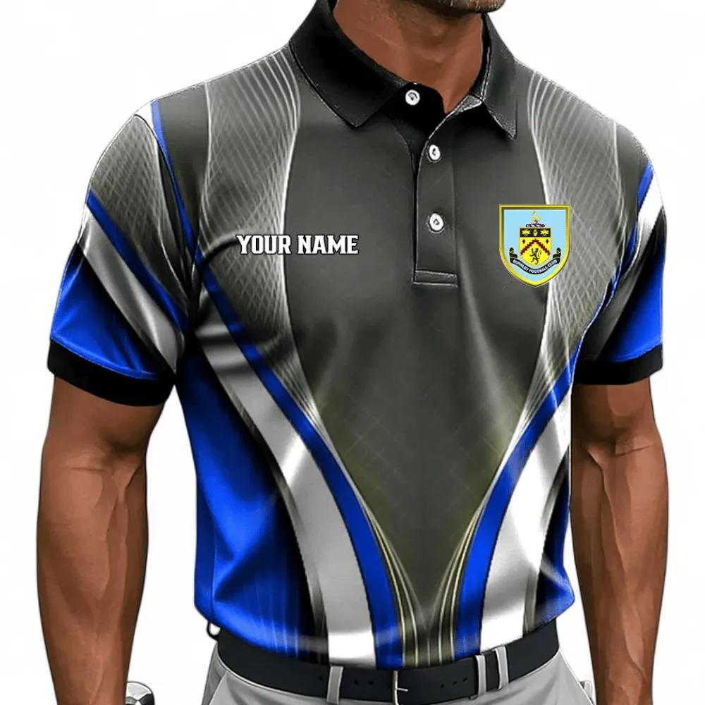 Burnley Faithful Polo Shirt, Athletic Button Shirt for Enthusiasts EPL138 - Image 2