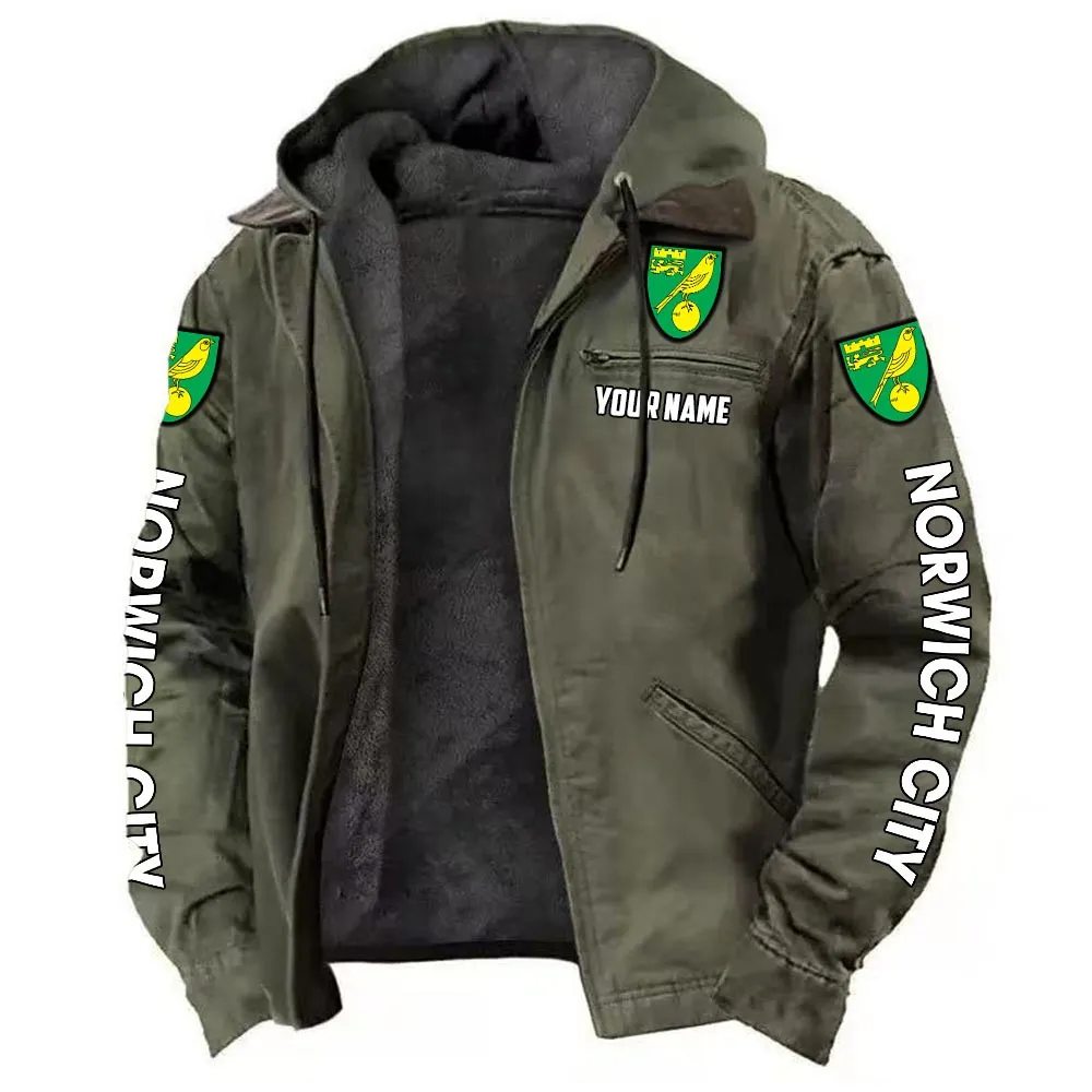 Matchday Squad Hooded And Flannel Hoodie, Fan Squad Flannel Hoodie EPL144 - Green - Image 2