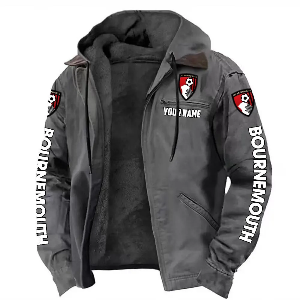 Seaside Red Squad Hooded And Flannel Hoodie, Essential Fan Flannel Hoodie EPL144 - Gray - Image 2