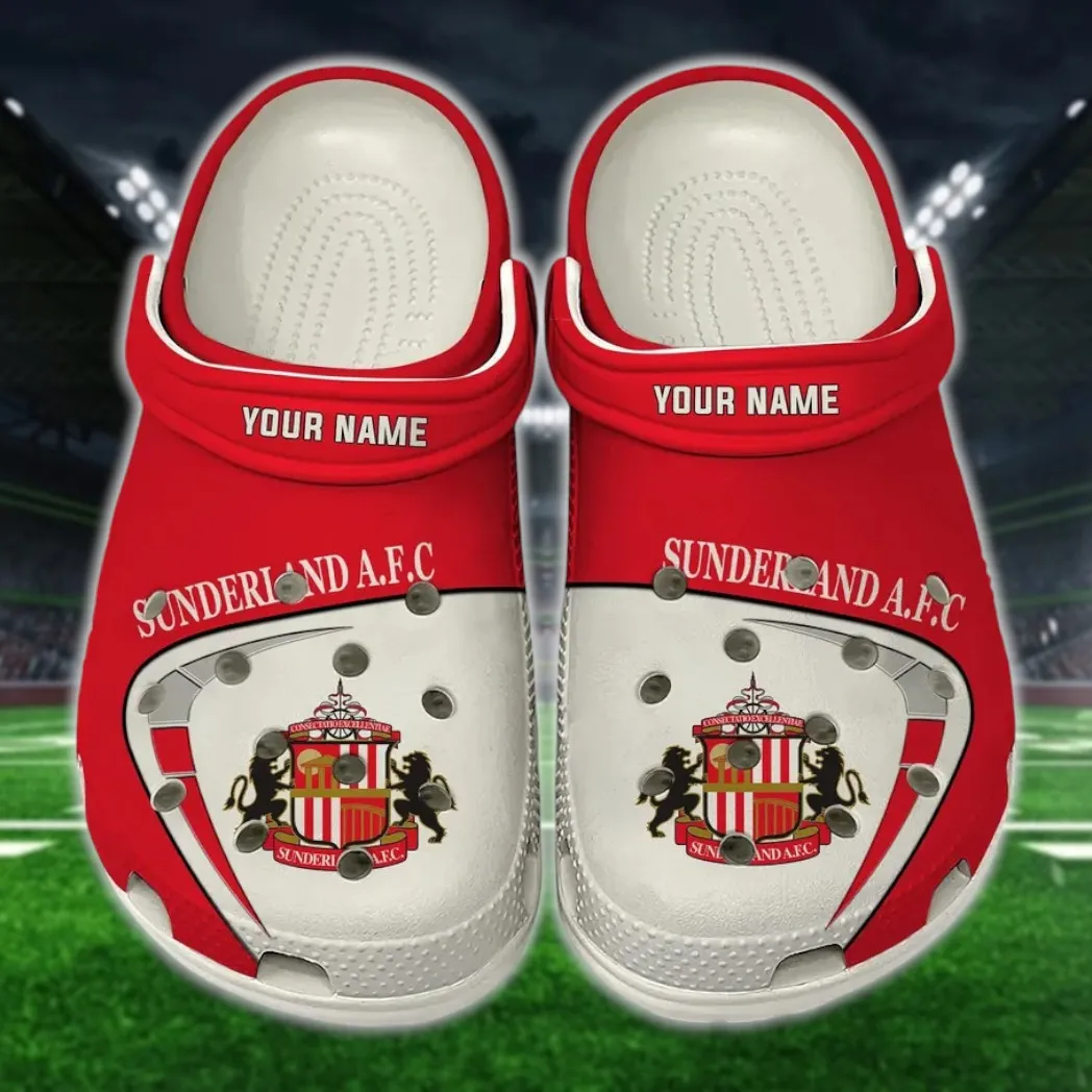 Supporter Union Clogs Full Print, Team Spirit Footwear EPL1904232532 - White