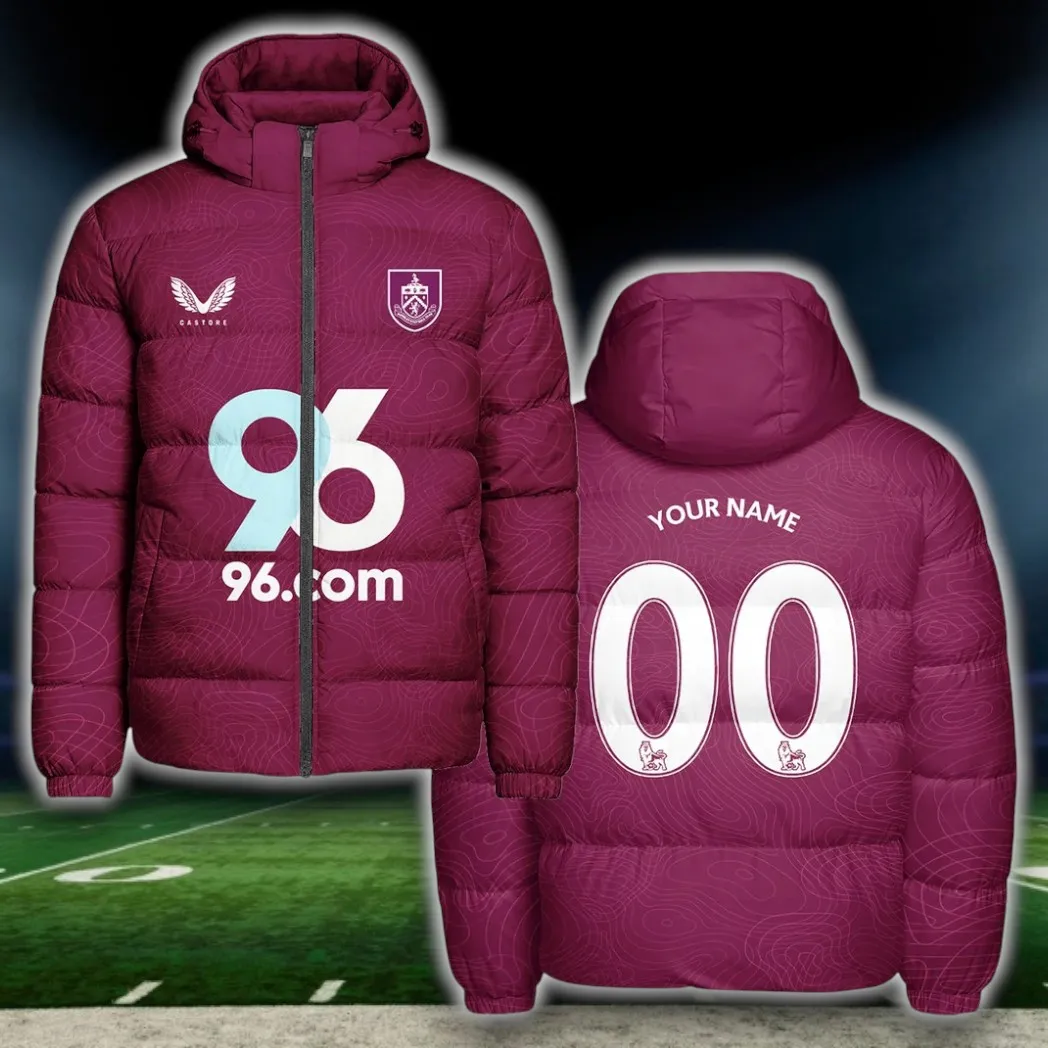 Northern Claret Pride Hooded Cotton Jacket, Premium Sport Fan Puffer HVN1315BU