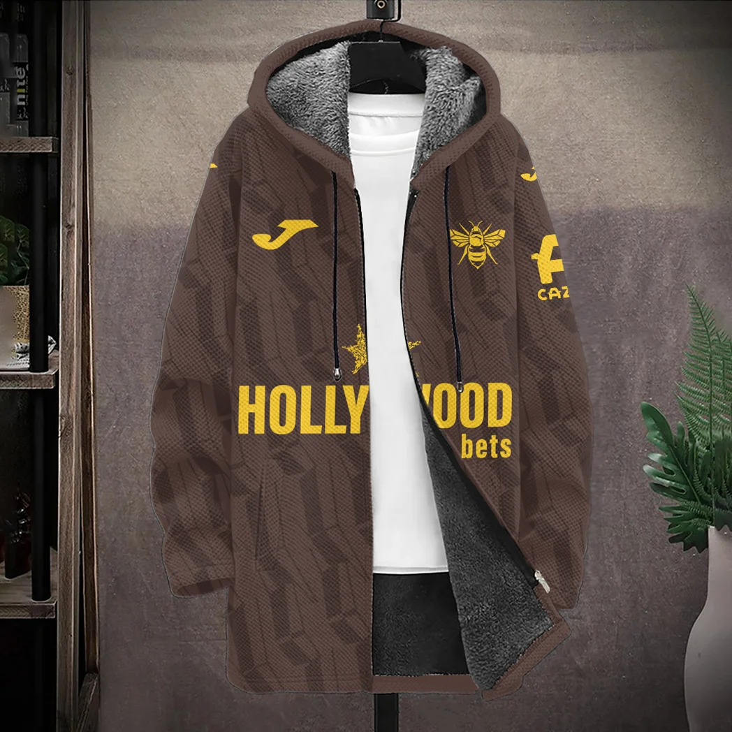 Capital Bee Crew Fleece Windbreaker Jacket Winter Game Windbreaker HVN1324BR - Image 3