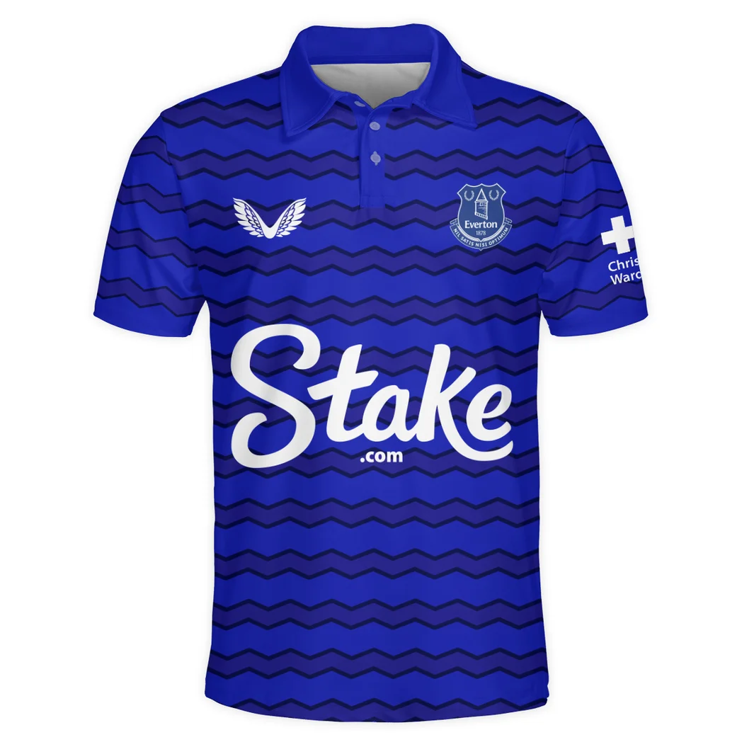 Blue Side Polo Shirt Premium Sport Fan Polo HVN1324EV - Image 2