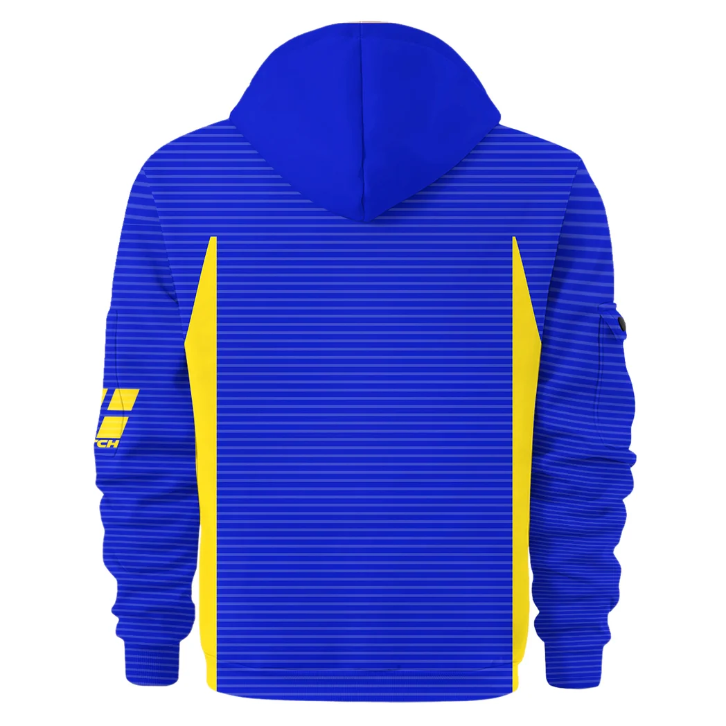 Classic White Supporters Hoodie Half Zip Game Time Hoodie HVN1324LU - Image 3