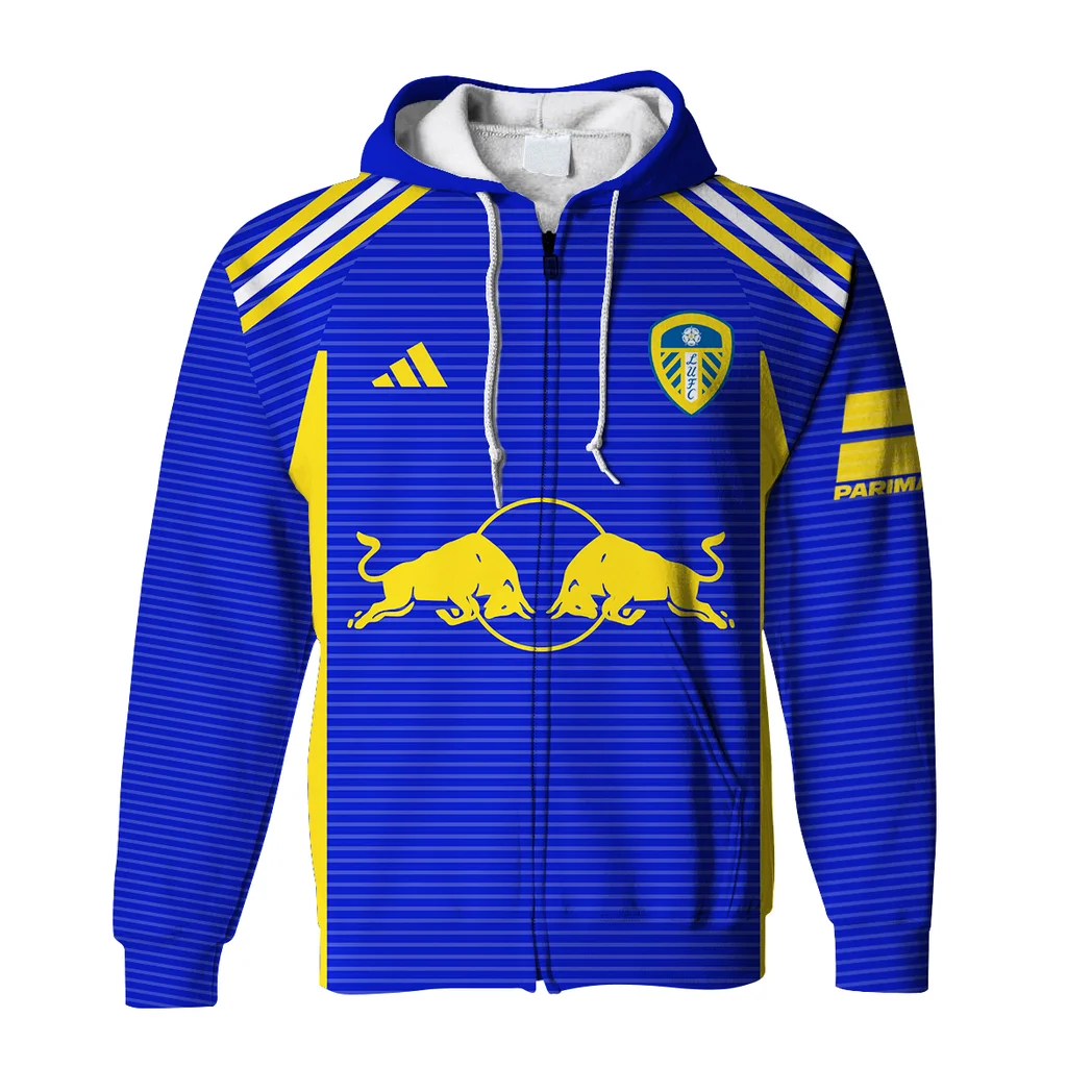 Classic White Supporters Zipper Hoodie Game Time Hoodie HVN1324LU - Image 2