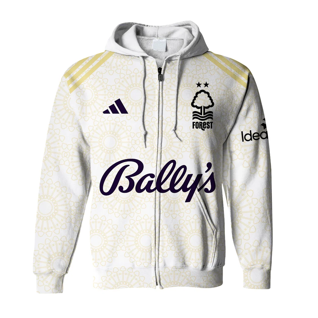 Woodland Reds Zipper Hoodie Fan Pride Full-Zip Hoodie HVN1324NF - Image 2