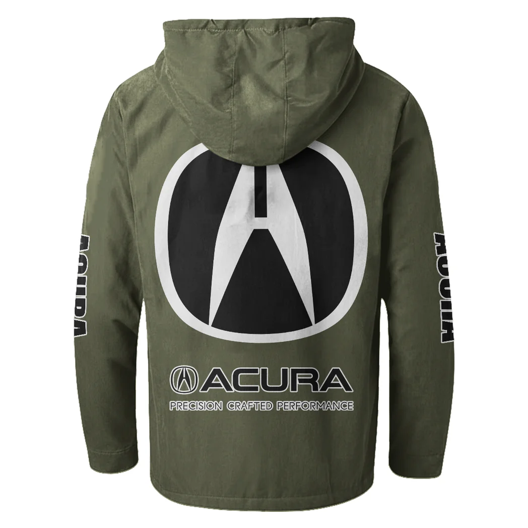 Premium Sedan Flannel Hoodie, Road-Ready Flannel Hoodie HVN1328AC - Green - Image 3