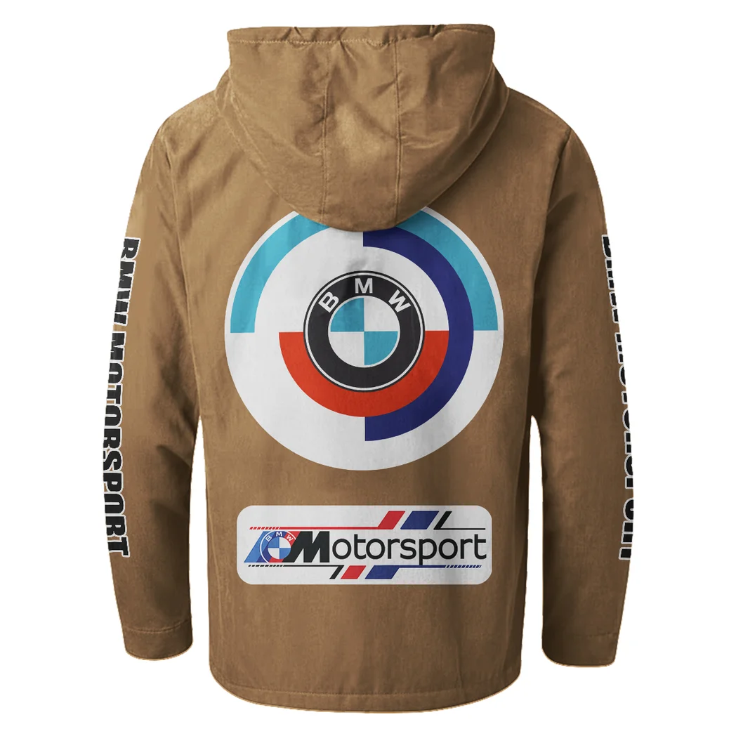 Motorsport Vehicle Flannel Hoodie, Custom Car Fan Hoodie HVN1328BM - Camel - Image 3