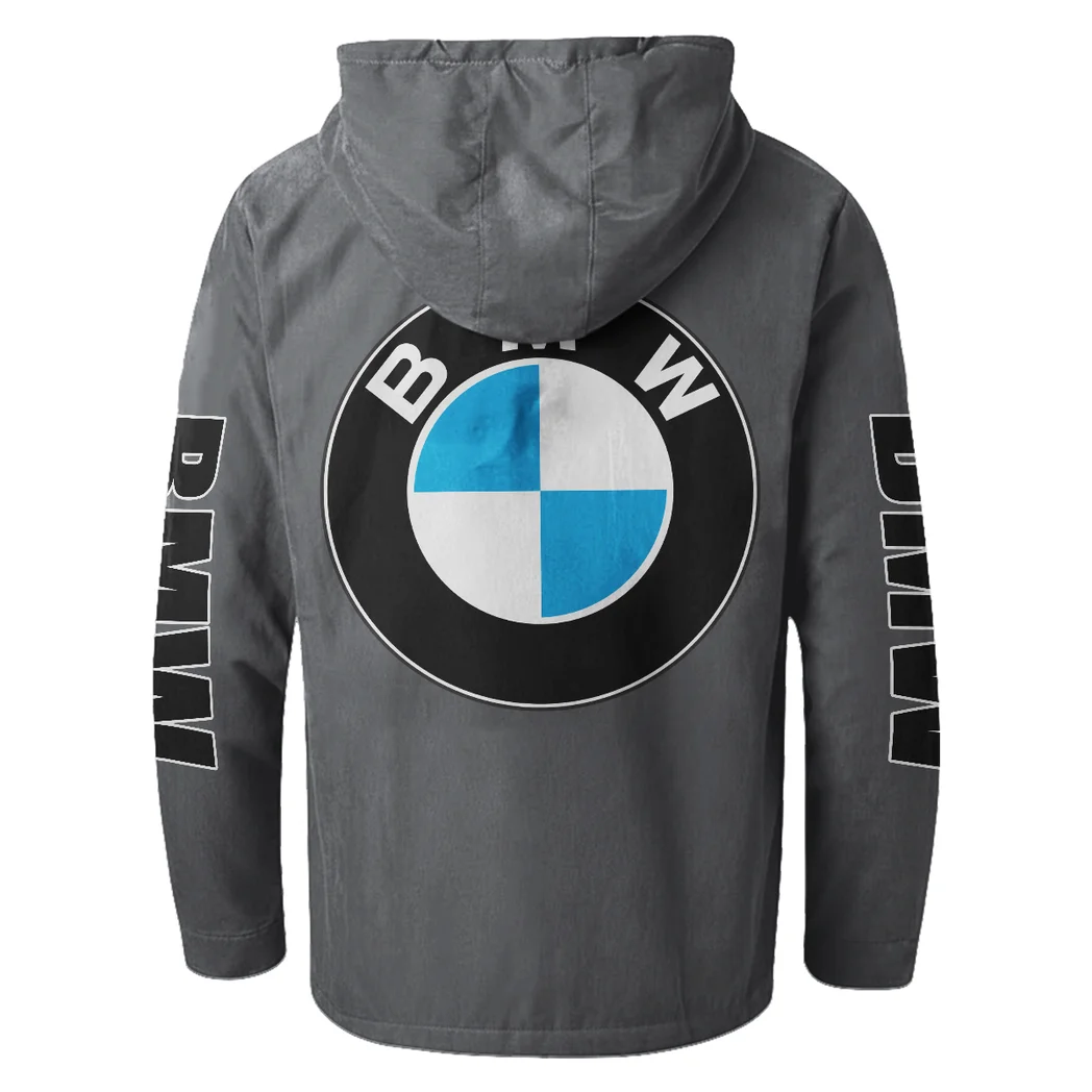 Motorsport Edition Car Flannel Hoodie, Rugged Rider Flannel HVN1328BM - Gray - Image 3