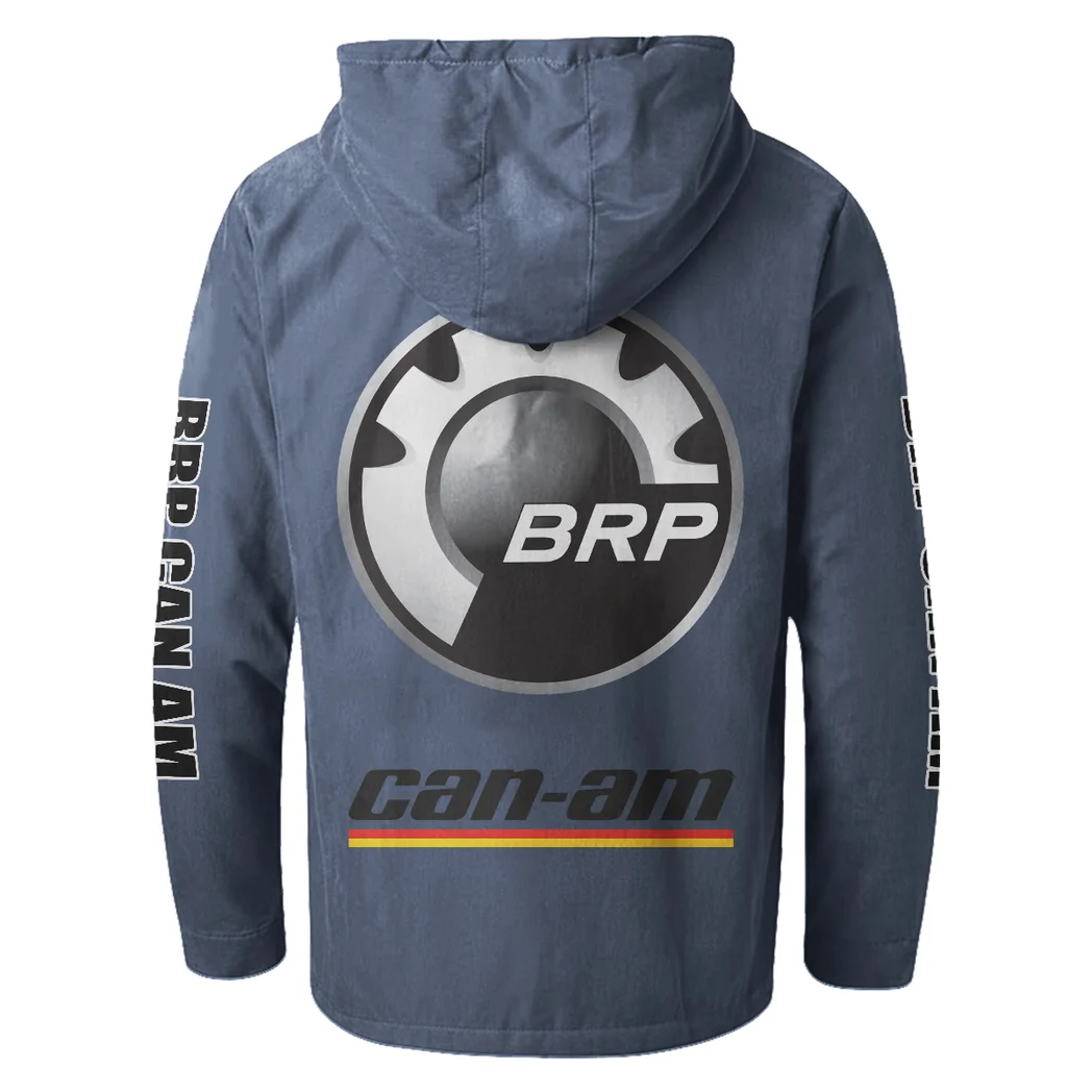 Off-Road Adventure Bike Flannel Hoodie, Bold Automotive Hoodie HVN1328BR - Navy Blue - Image 3