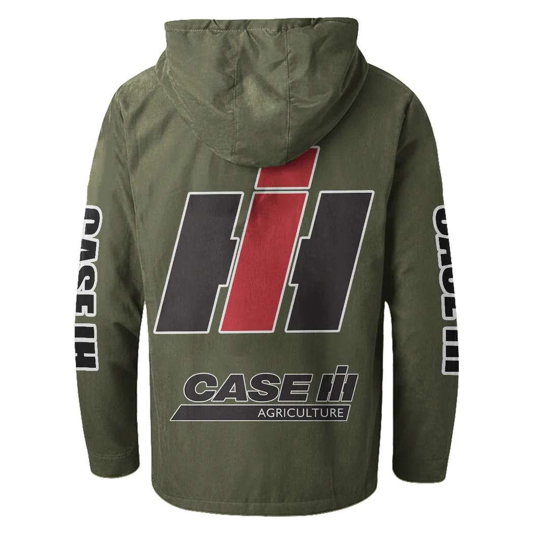 Ranch Tractor Flannel Hoodie, Street-Ready Rider Hoodie HVN1328CS - Green - Image 3