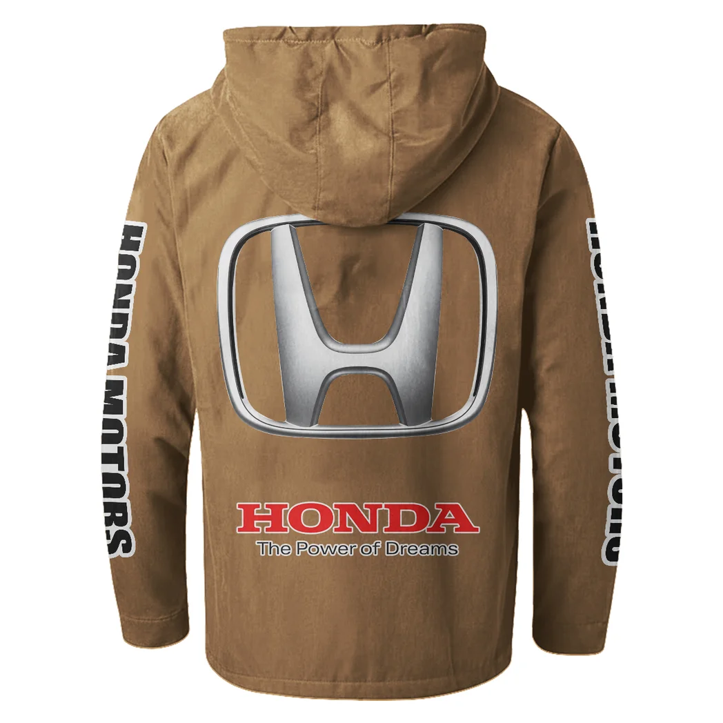 Touring Motorcycle Flannel Hoodie, Custom Car Fan Hoodie HVN1328HM - Camel - Image 3
