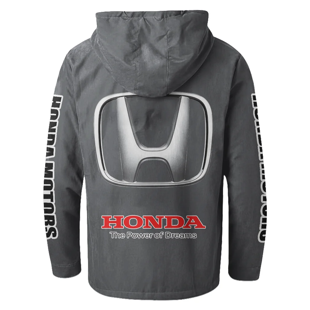 Touring Motorcycle Flannel Hoodie, Custom Car Fan Hoodie HVN1328HM - Gray - Image 3