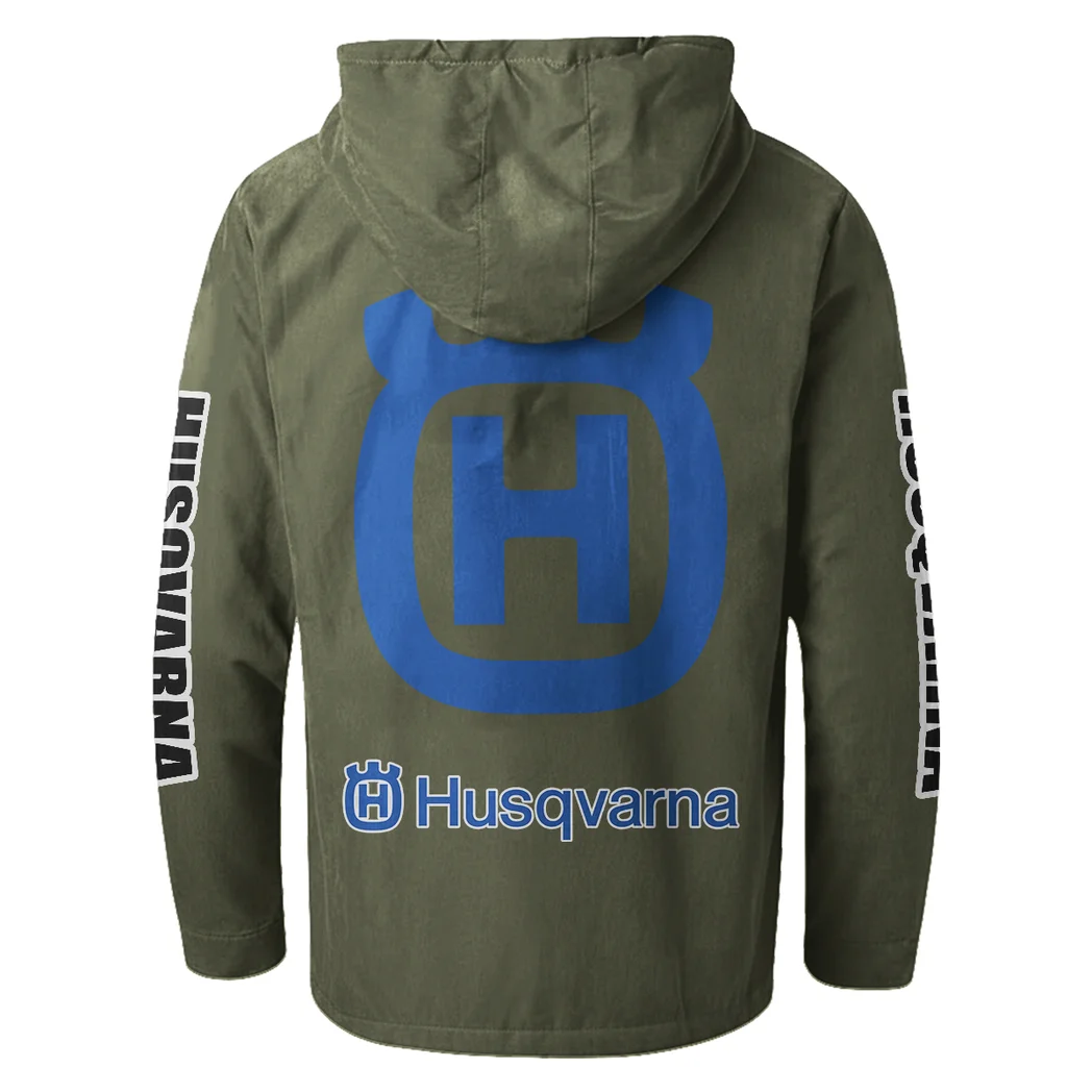Off-Road Racer Flannel Hoodie, Bold Automotive Hoodie HVN1328HU - Green - Image 3