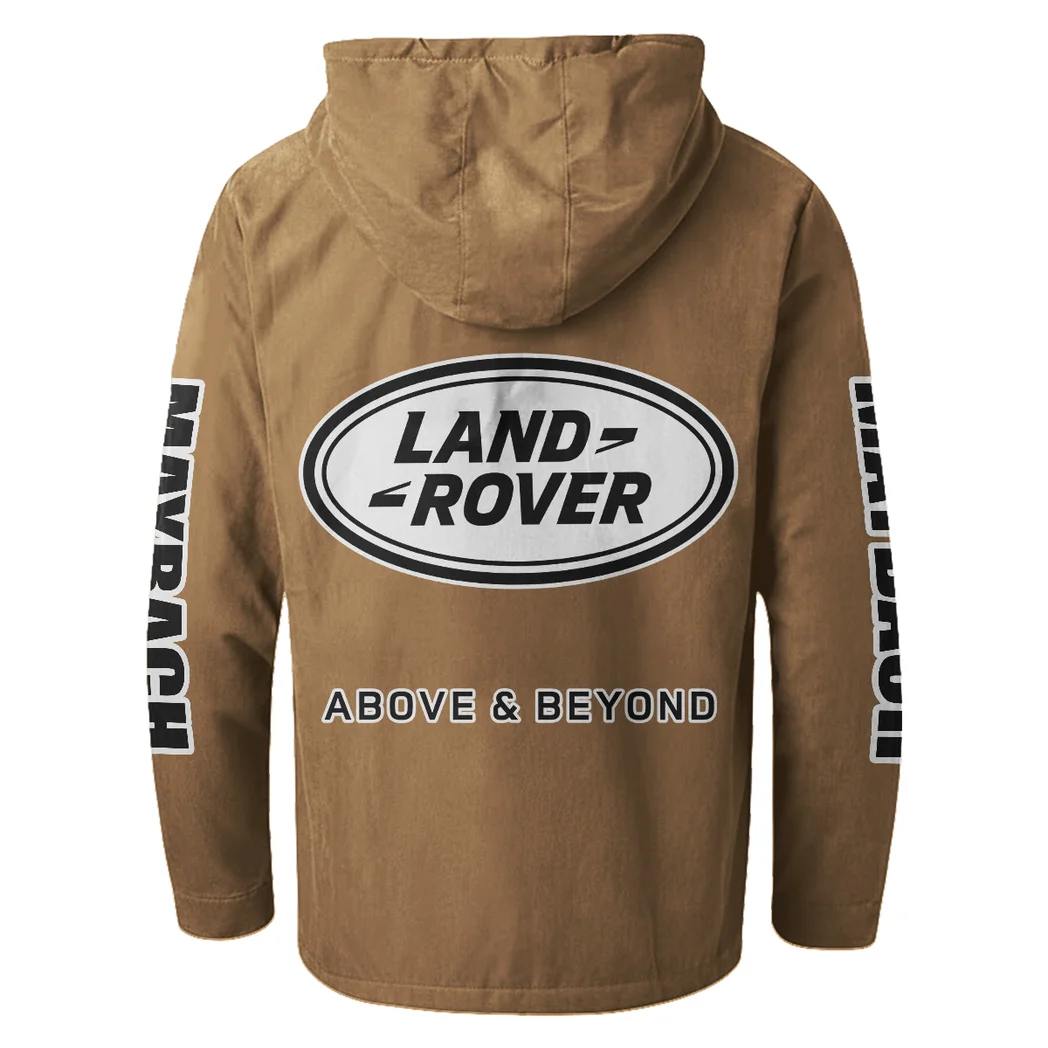 4x4 SUV Maker Flannel Hoodie, Car Culture Flannel HVN1328LR - Camel - Image 3