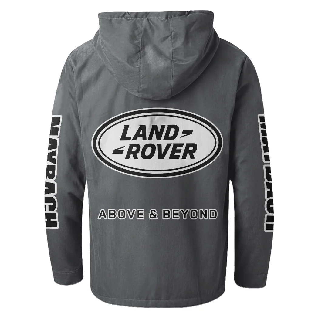 4x4 SUV Maker Flannel Hoodie, Car Culture Flannel HVN1328LR - Gray - Image 3
