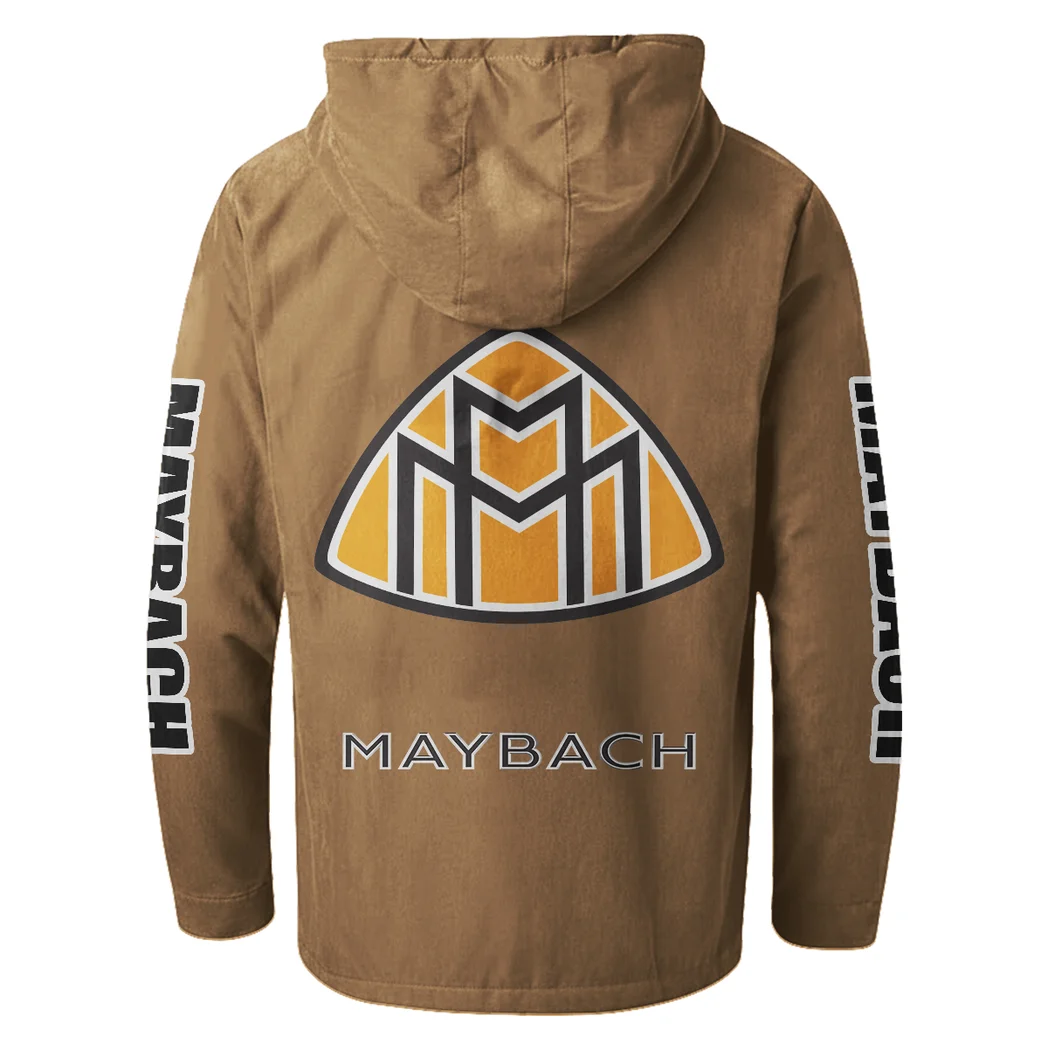 Prestige Motion Flannel Hoodie, Street-Ready Rider Hoodie HVN1328MA - Camel - Image 3