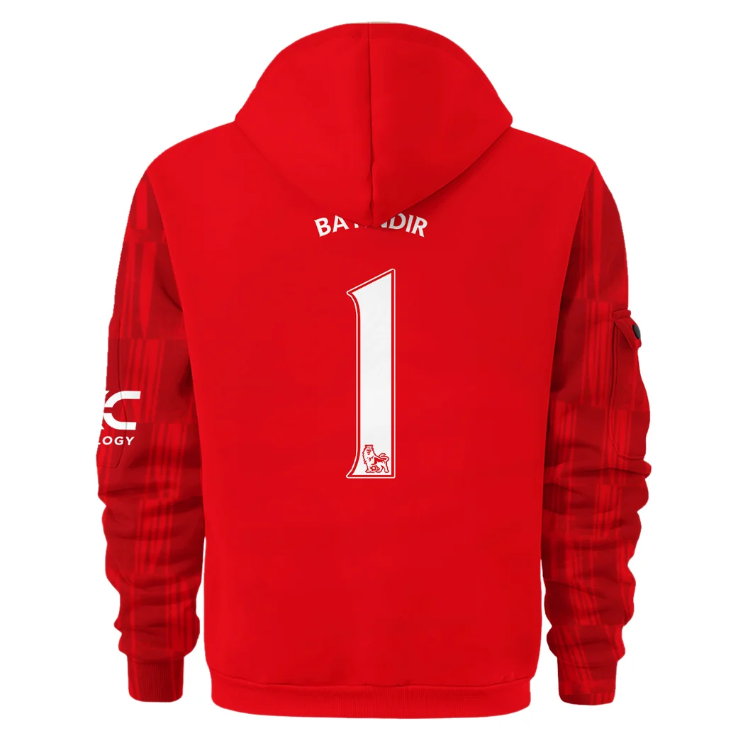 Calm Focus Hoodie Half Zip Fan Pride Half-Zip Hoodie HVN1334AB - Image 3