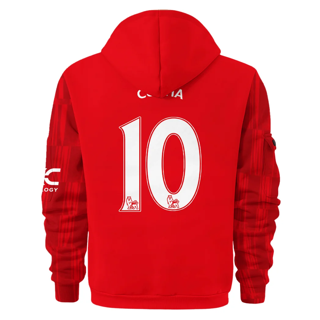 Focused Play Hoodie Half Zip Modern Sport Hoodie HVN1334MC - Image 3