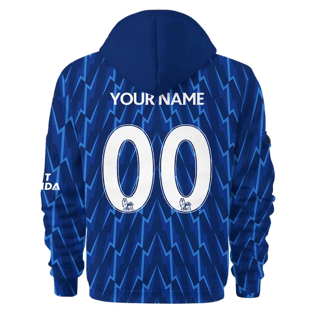 Red Shirt Fans Hoodie Half Zip Warm Up Hoodie HVN1340AR - Image 3