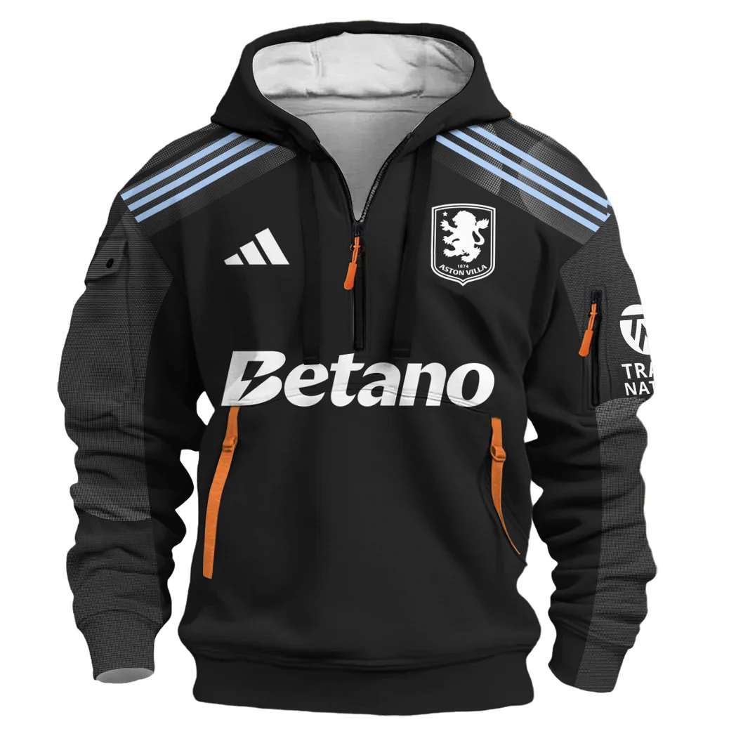 Pride of Midlands Hoodie Half Zip True Supporter Half-Zip Hoodie HVN1340AV - Image 2