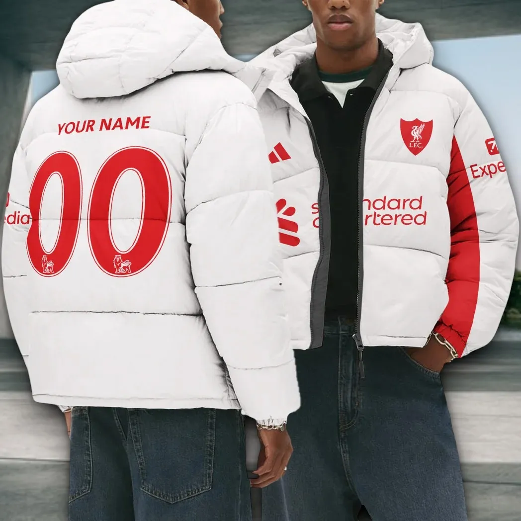 Mersey Red Squad Hooded Cotton Jacket Street Style Fan Favorite HVN1340LI