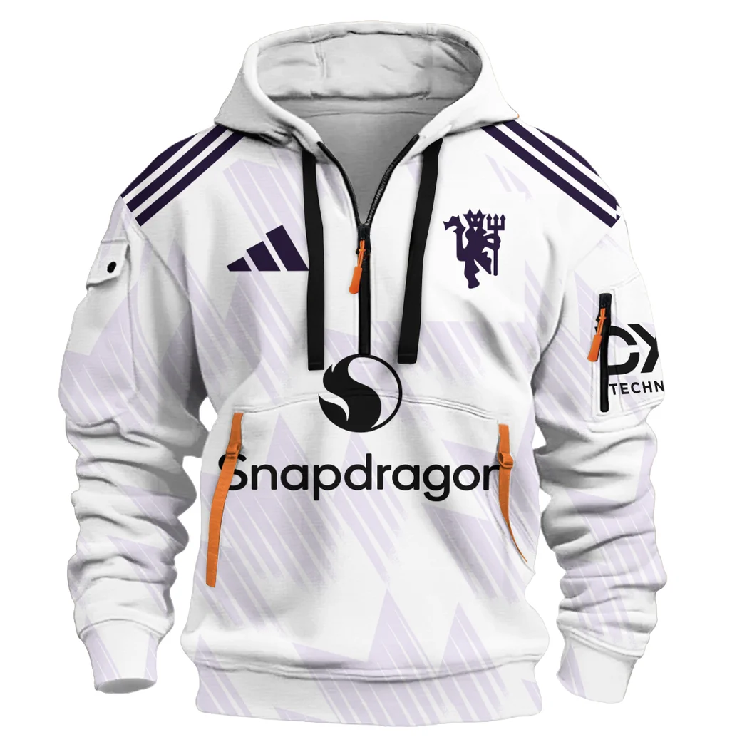 Northern Red Pride Hoodie Half Zip Game Day Half-Zip Hoodie HVN1340MU - Image 2