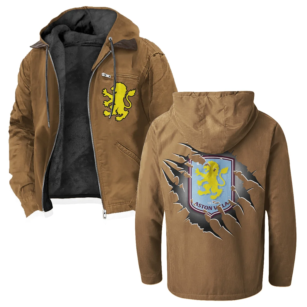 Dynamic Driving Machine Flannel Hoodie, Ride-Inspired Streetwear HVN1357AV - Camel