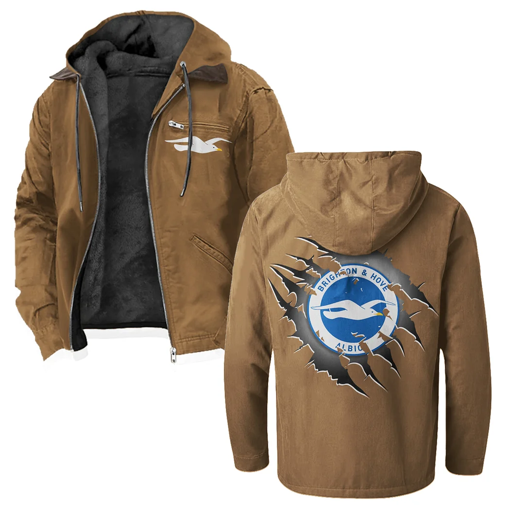 Off-Road Ride Flannel Hoodie, Rugged Car Fan Hoodie HVN1357BH - Camel