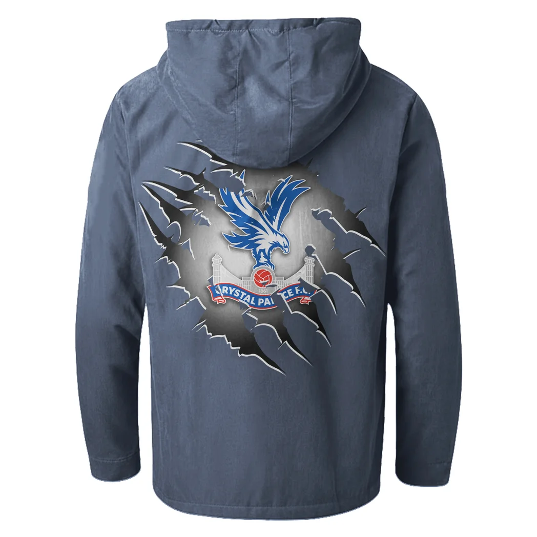 Prestige Coupe Flannel Hoodie, Streetwear Flannel for Drivers HVN1357CP - Navy Blue - Image 3