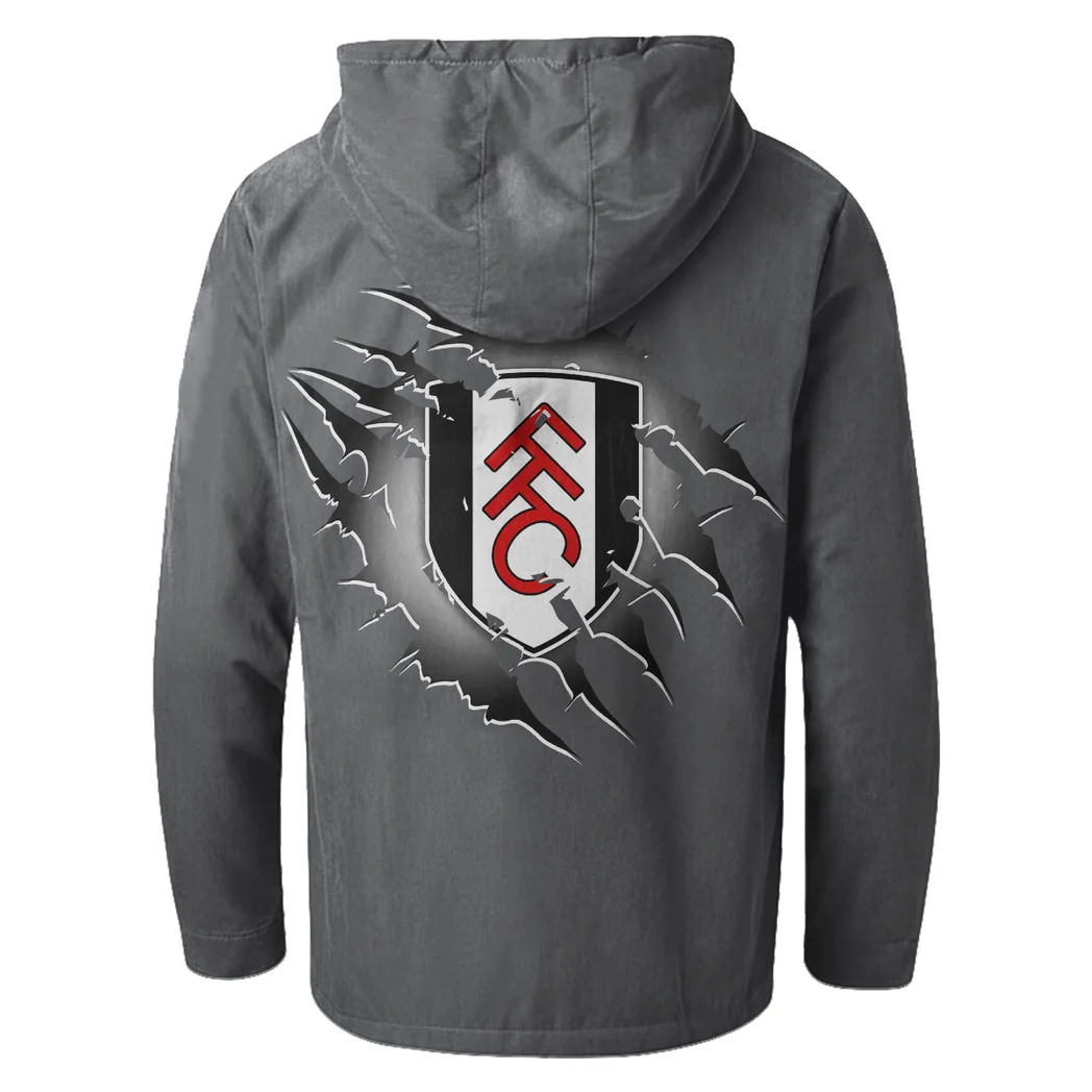 Off-Road Adventure Bike Flannel Hoodie, Rugged Rider Flannel HVN1357FU - Gray - Image 3