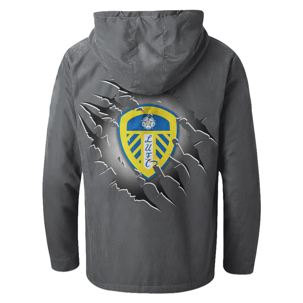 American Pickup Truck Flannel Hoodie, Gearhead Style Hoodie HVN1357LU - Gray - Image 3