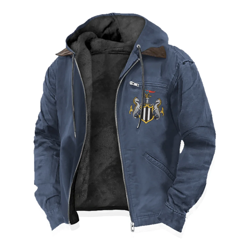 Performance Roadster Flannel Hoodie, Ride-Ready Hooded Style HVN1357NU - Navy Blue - Image 2