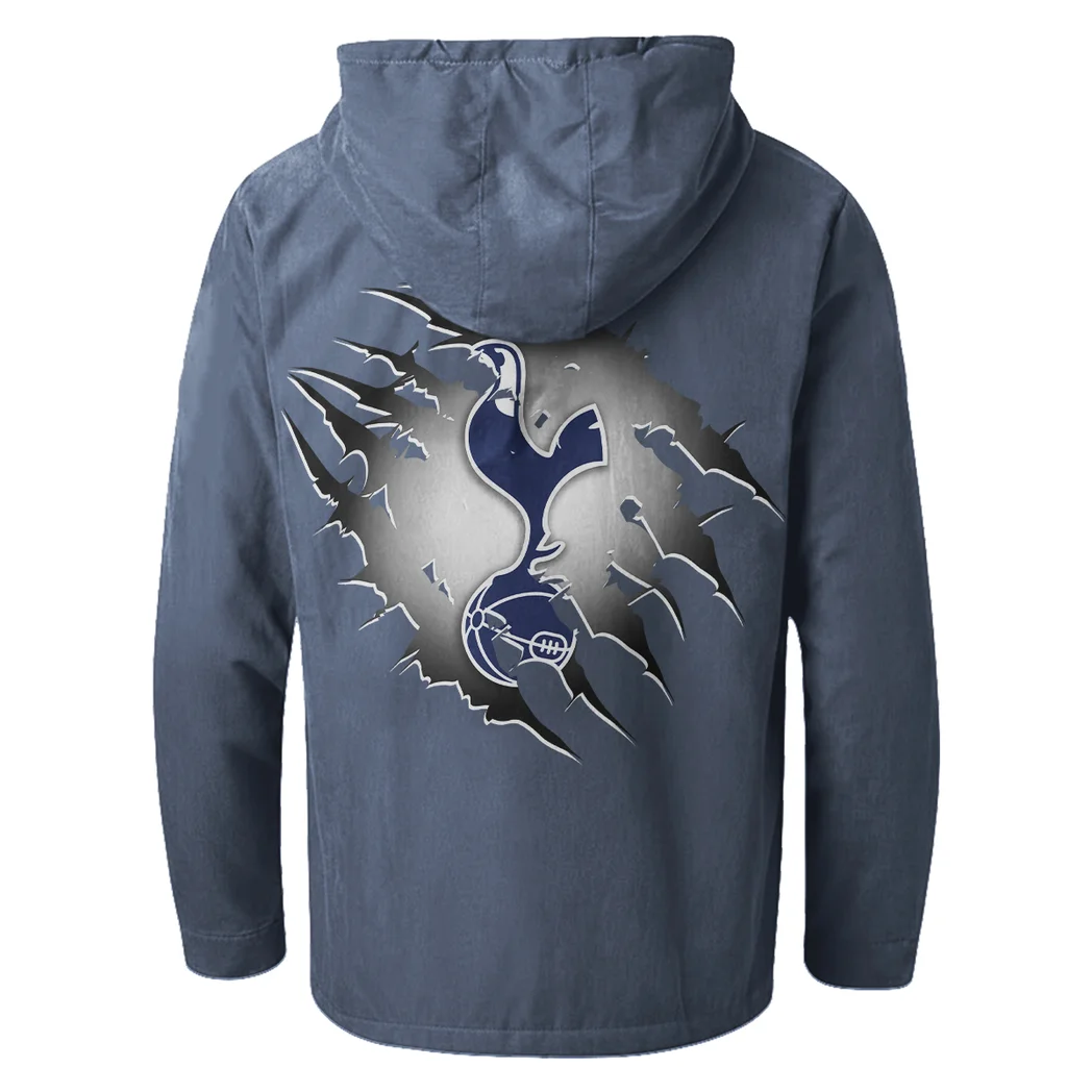 HeavyTorque Engines Flannel Hoodie, Road Life Flannel HVN1357TH - Navy Blue - Image 3