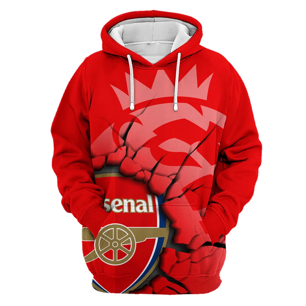 Capital Red Squad Hoodie Warm Up Hoodie HVN1360AR - Image 3