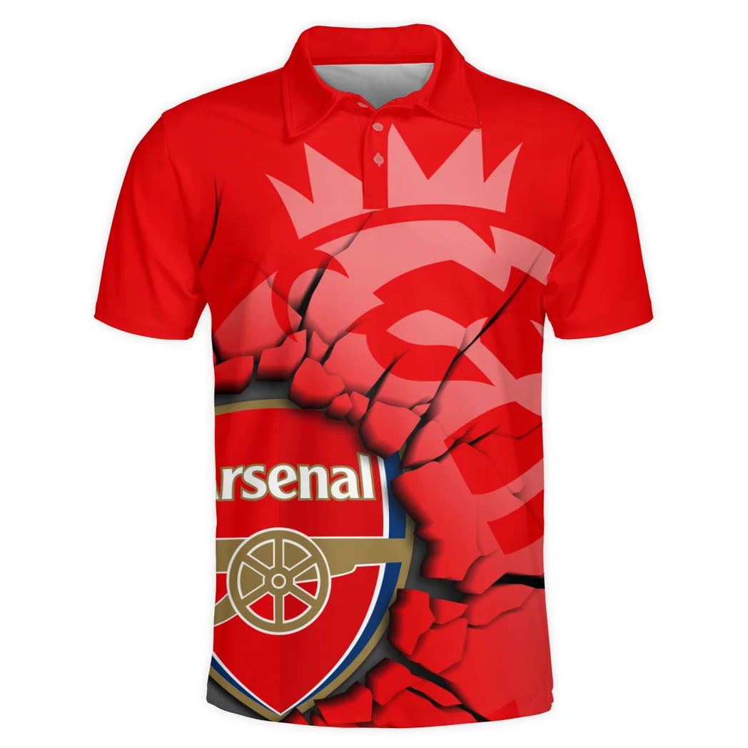 Capital Red Squad Polo Shirt Sport-Inspired Polo Design HVN1360AR - Image 3