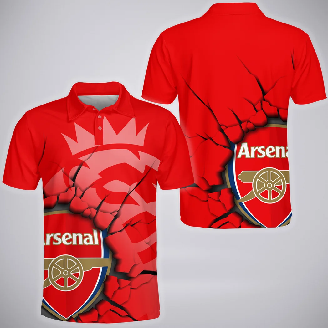 Capital Red Squad Polo Shirt Sport-Inspired Polo Design HVN1360AR - Image 2