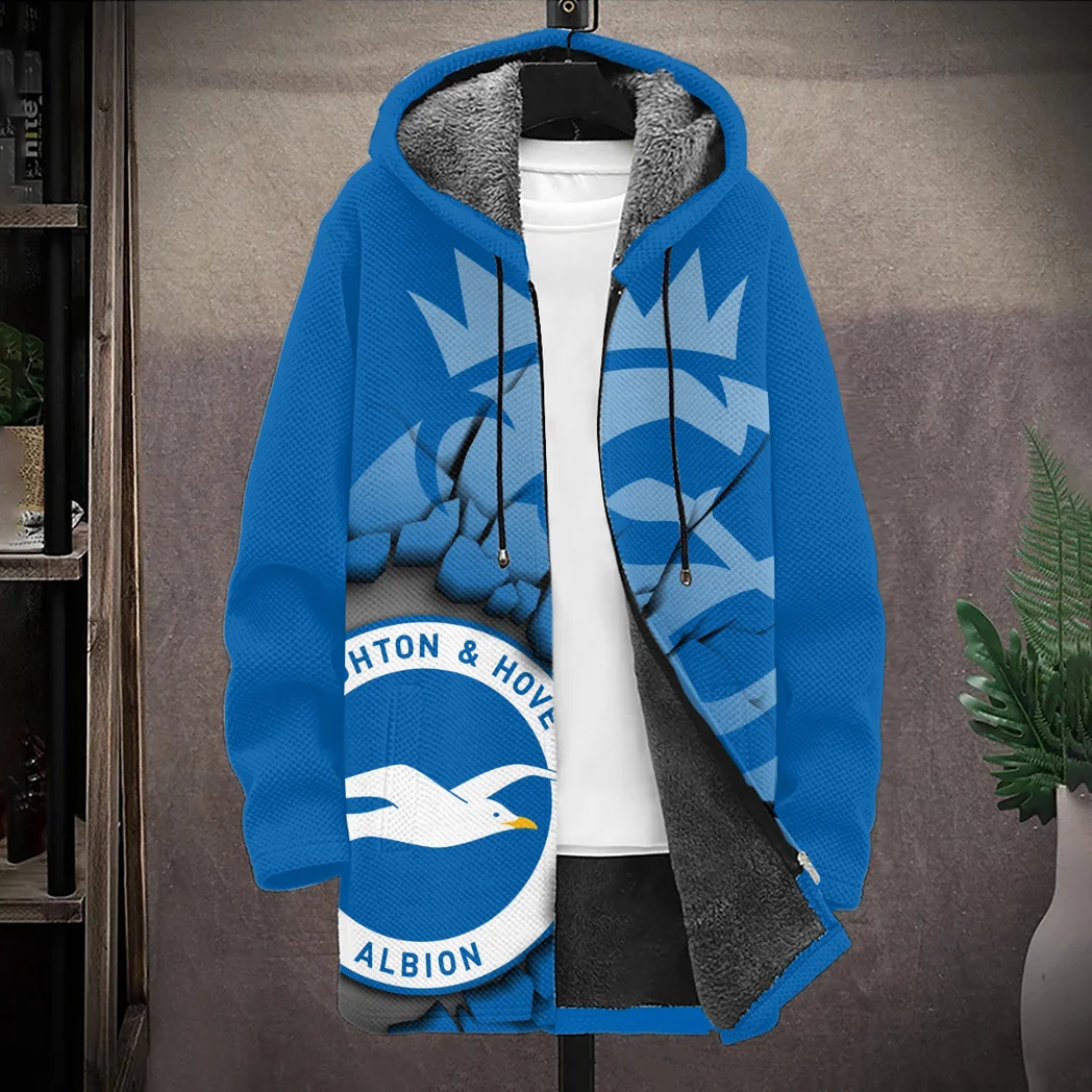 South Coast Blues Fleece Windbreaker Jacket Active Sports Fleece HVN1360BH - Image 3