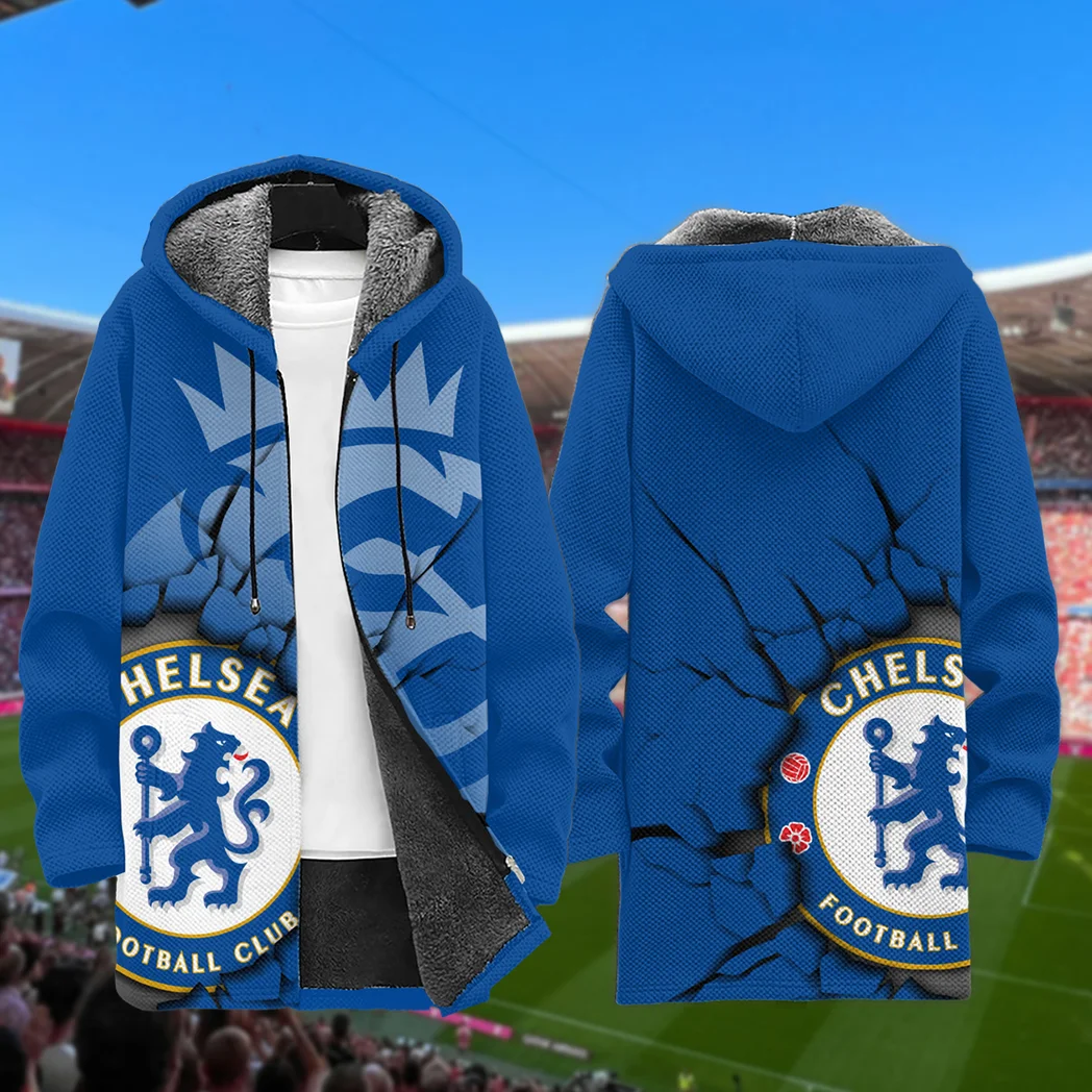 Blue Shirt Fans Fleece Windbreaker Jacket Game Ready Jacket HVN1360CH - Image 2