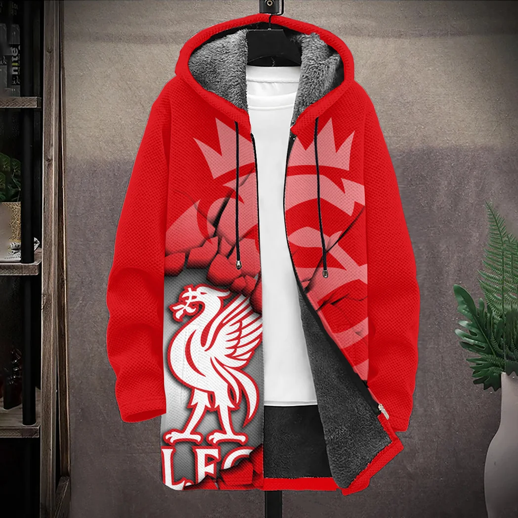 Red Spirit Crew Fleece Windbreaker Jacket Sport Lifestyle Jacket HVN1360LI - Image 3