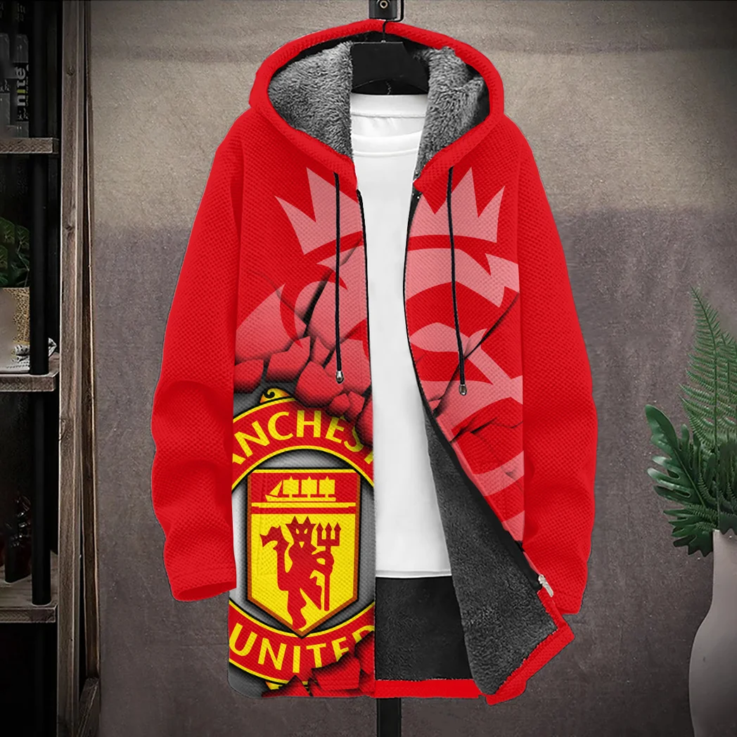 Red Shirt Side Fleece Windbreaker Jacket Game Day Windbreaker HVN1360MU - Image 3