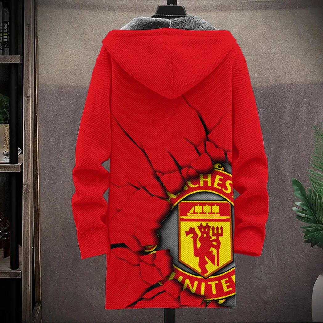 Red Shirt Side Fleece Windbreaker Jacket Game Day Windbreaker HVN1360MU - Image 4