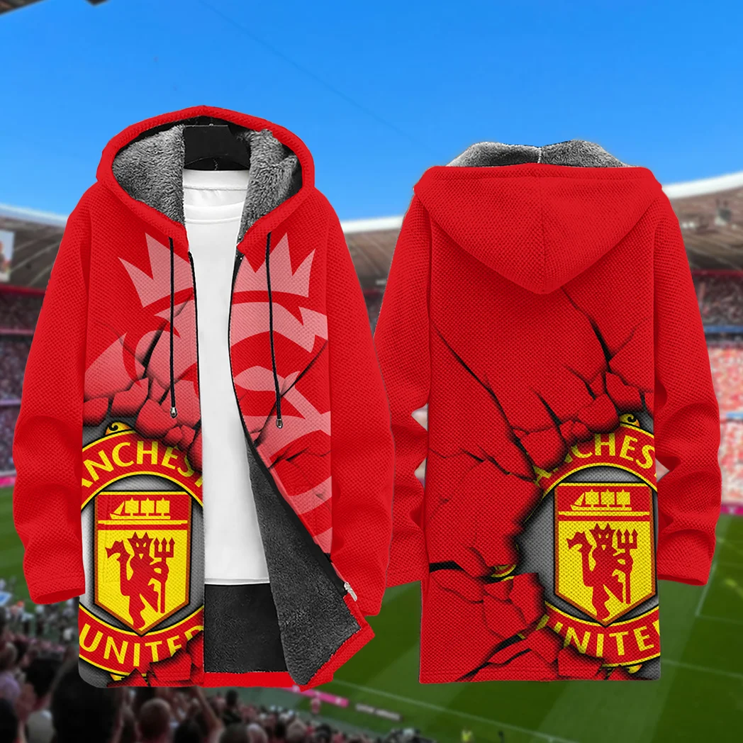 Red Shirt Side Fleece Windbreaker Jacket Game Day Windbreaker HVN1360MU - Image 2
