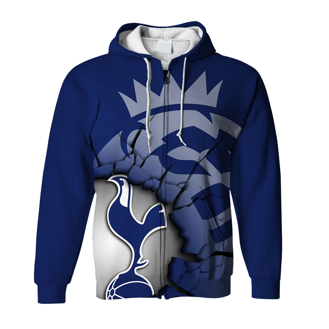 White Lily Squad Zipper Hoodie Classic Sport Full-Zip Hoodie HVN1360TH - Image 2