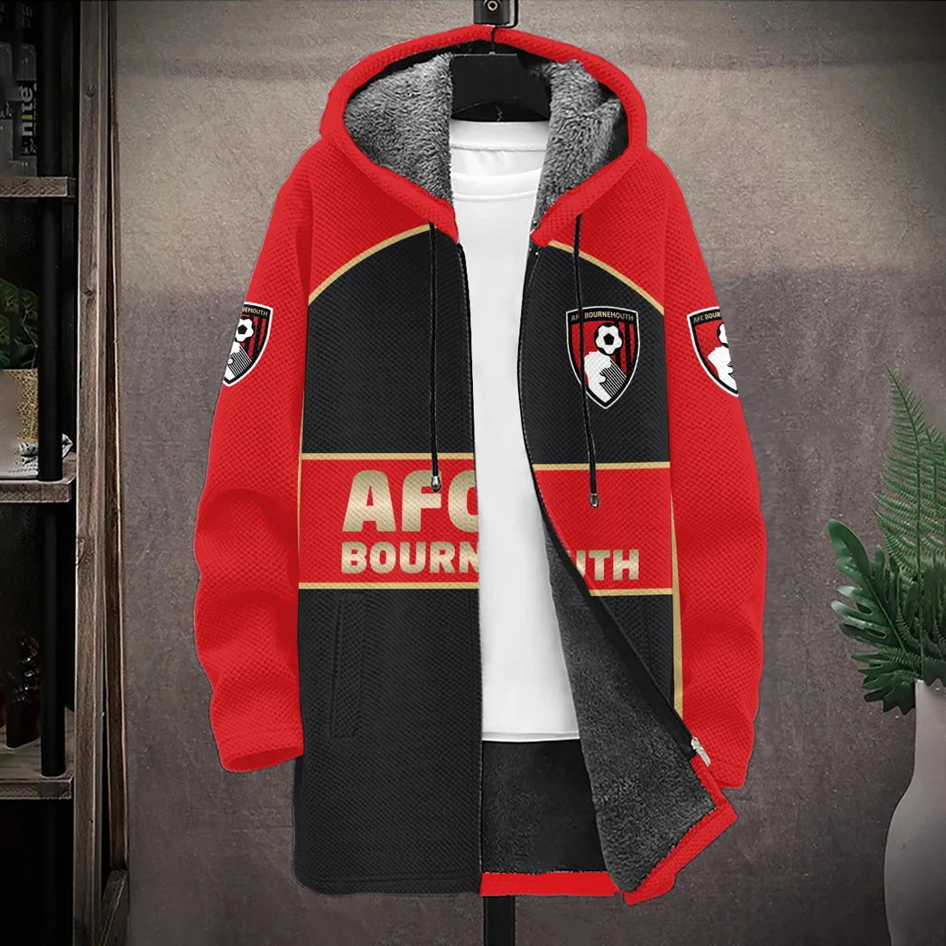 South Coast Reds Fleece Windbreaker Jacket, Custom Fleece Fan Jacket HVN1387BO - Image 2